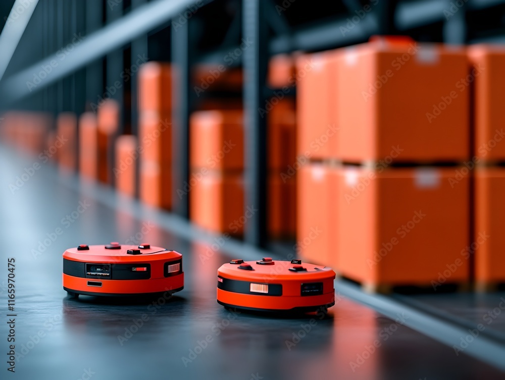 Poster autonomous logistics optimization facility with real time supply chain monitoring predictive demand 
