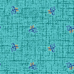 Seamless decorative pattern for design and background