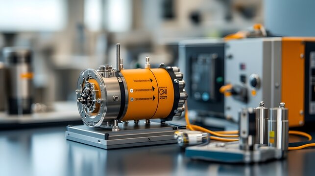 Cutting edge quantum sensing laboratory featuring state of the art atomic magnetometers quantum gyroscopes
