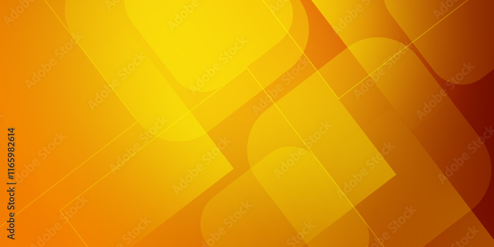 Poster orange abstract background design. abstract geometric layer for dynamic backdrop