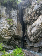 Obraz premium Choleren gorge near Adelboden town, Switzerland