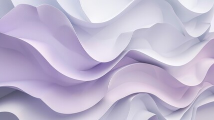 Smooth, undulating waves create a calming and elegant abstract design, perfect for a modern wallpaper
