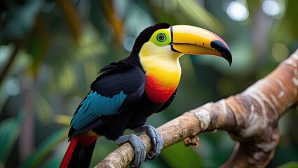 Naklejka premium a beautiful Toucan