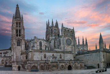 Fototapeta premium Cathedral in the city of Burgos, Way of Saint James, Spain