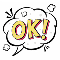 Comic style speech bubble collection