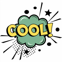 Comic style speech bubble collection