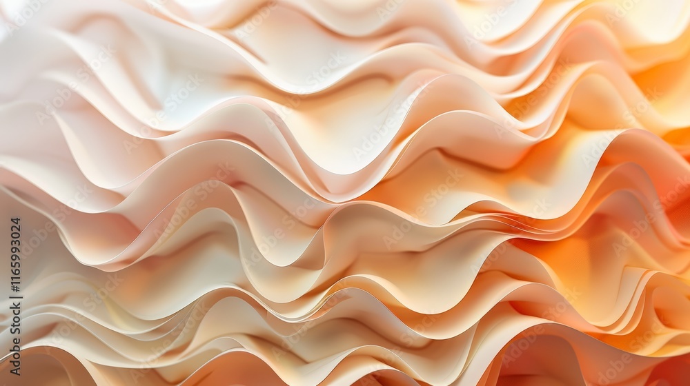 Aufkleber flowing lines and gradient colors create a mesmerizing abstract design, suitable for various backgro