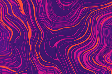 Abstract swirling purple and orange marble texture, vibrant color, dynamic design, perfect for backgrounds, websites, or print.