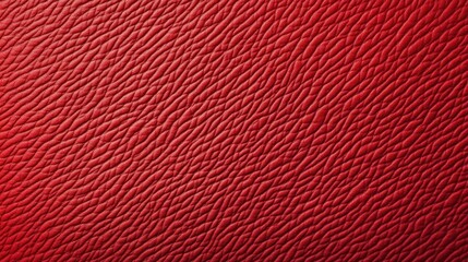 Fototapeta premium red leather texture, macro photography, fine grain detail, vibrant crimson, textured surface, horizontal composition, rich color, luxury material, close-up view, seamless pattern, high resolution, tac