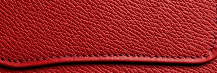 red leather texture, macro photography, fine grain detail, vibrant crimson, textured surface, horizontal composition, rich color, luxury material, close-up view, seamless pattern, high resolution, tac