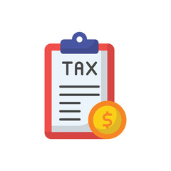 Taxes vector icon