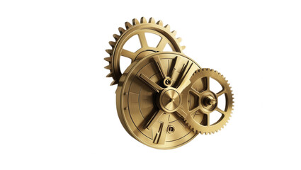 Mechanical gear system industrial workshop high-quality image technical environment close-up view