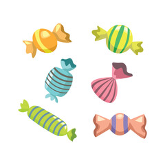 Set of chocolate candy. Chocolate collection. Candy collection. Valentine candy.