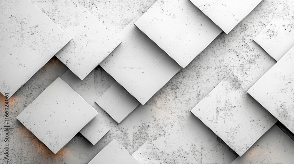 Poster a close-up of a wall with white squares and possibly some texture, suitable for use in design or pho