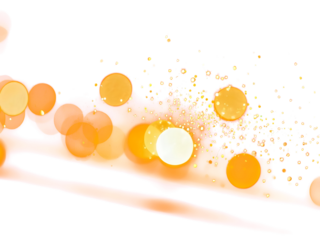 Gold light bokeh with golden  dust glitter whispers of light bokeh magic with glittering dust