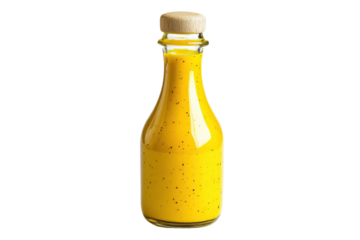 Mustard Bottle with Bold Branding on the Label