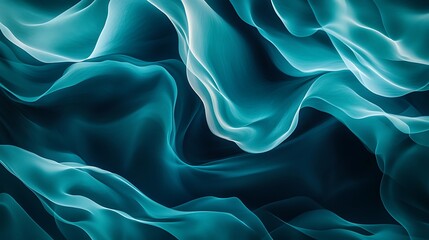 Obraz premium blue satin abstract background