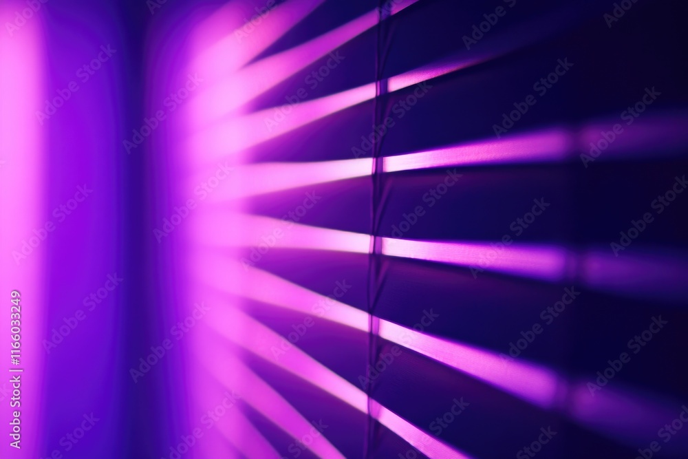 Poster a close-up shot of window blinds, great for interior design or architecture images