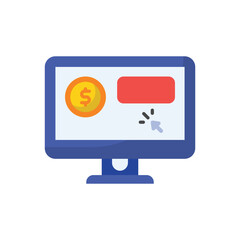 Pay Per Click vector icon