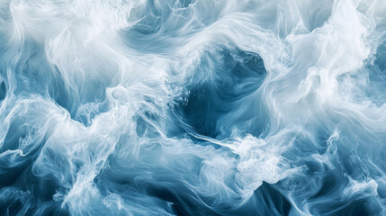 Abstract white background with smooth shiny waves