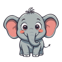 Fototapeta premium elephant cartoon