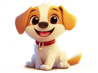 Naklejka premium cartoon puppy 