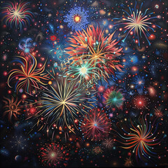 Abstract and colorful background
