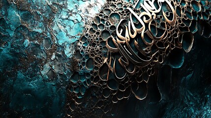 arabic calligraphy on wall