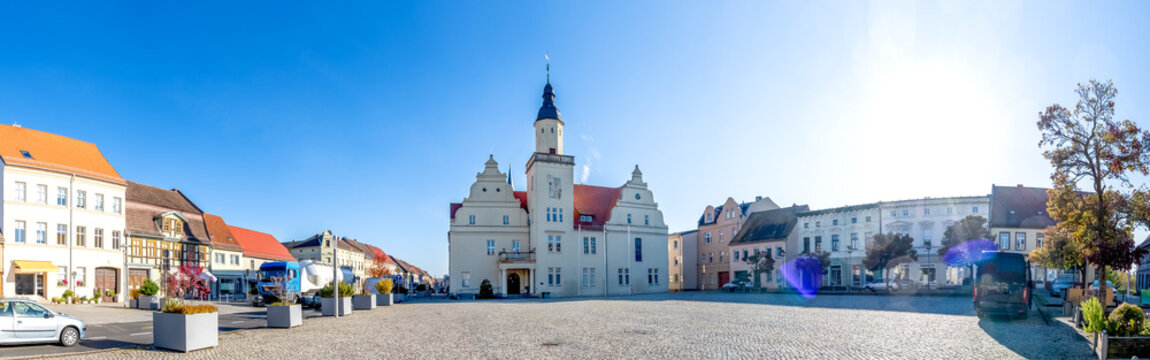 Rathaus, Coswig, Anhalt, Deutschland 