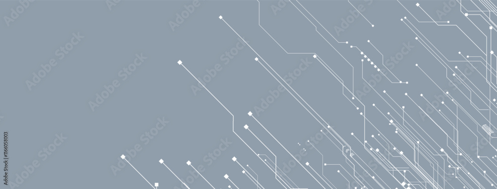 Poster Vector abstract technology and science digital background