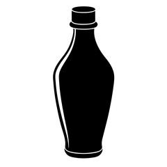 Simple Silhouette of a Perfume Bottle icon design