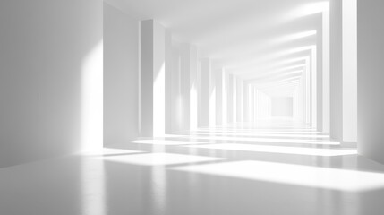 Exploring infinite mirrored corridor art installation urban gallery reflective space surreal experience