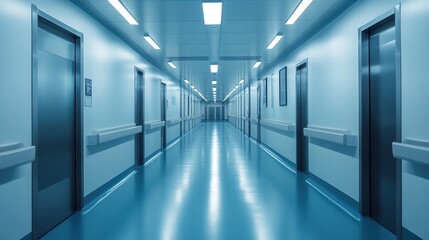 Infinity corridor a journey through time a dimensional rift sci-fi adventure abstract space first-person perspective