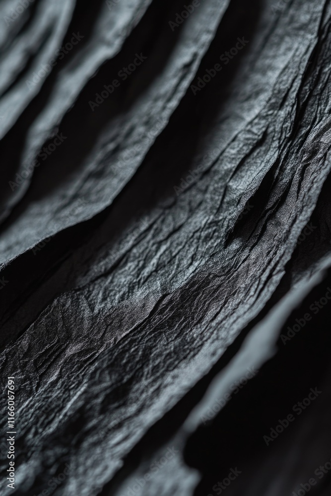 Poster a close-up image of a piece of black paper with no texture or patterns visible