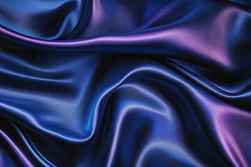 Obraz premium A close-up shot of intricate purple and blue silk fabric with subtle texture and pattern