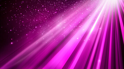 Obraz premium Shimmering Pink and Purple Glitter Rays with Radiant Highlights Perfect for Elegant Digital Art and Glamorous Decorative Backgrounds 