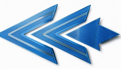 Fototapeta premium blue star on white background