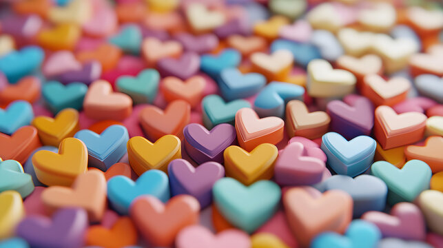 Heart pills colorfull valentines day febrary 14 love day