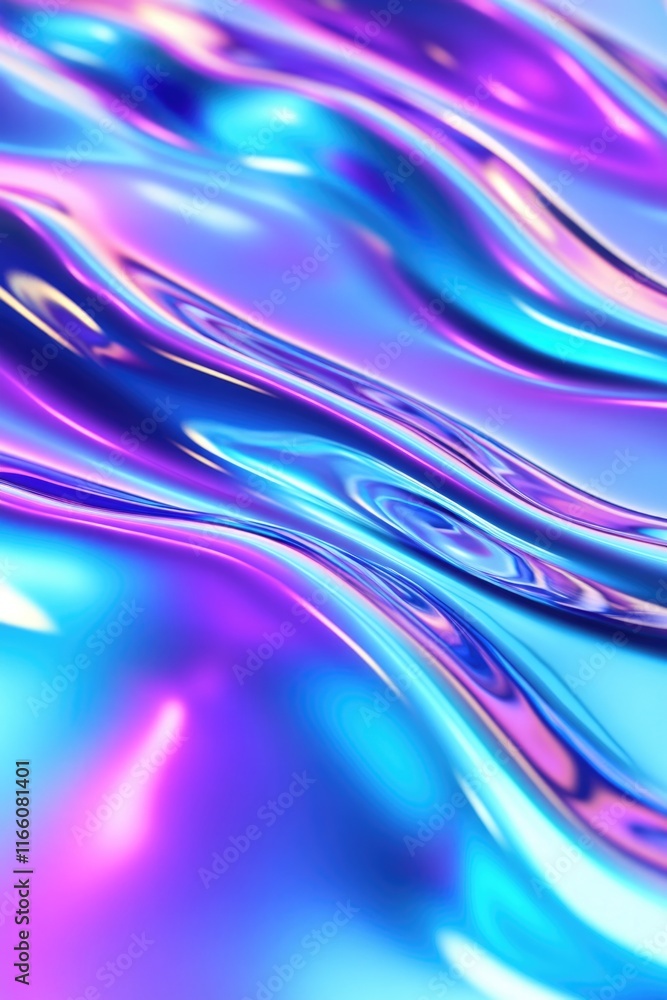 Poster a detailed shot of a reflective surface with a high-gloss finish, ideal for use in product photograp