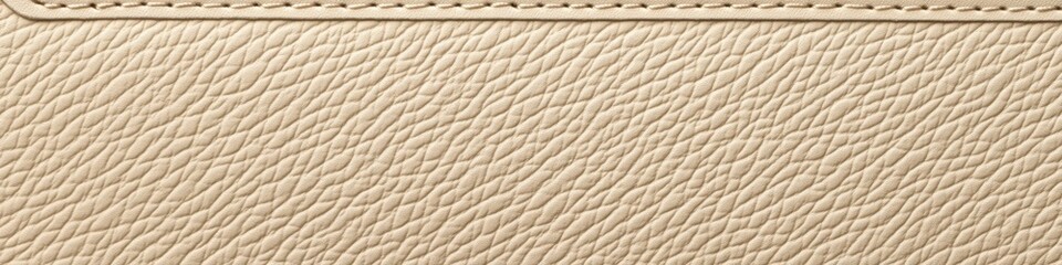 Closeup of beige leather texture, soft folds, automotive interior, luxury car seat, fine grain pattern, smooth surface, warm tan color, minimalist design, high-resolution detail, studio lighting, prod