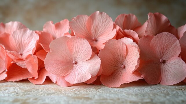 A bunch of pink flowers sitting on a table - Powered by Adobe