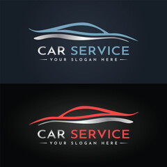 Luxury Car Service automotive logo design for automotive cusiness identity