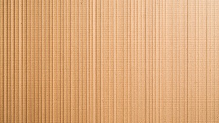 Corrugated cardboard texture, close-up, horizontal ridges, warm beige color, seamless pattern, industrial material, packaging background, recycled paper, geometric lines, minimalist design, neutral to