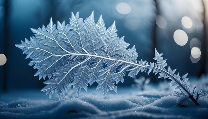 frost on the window