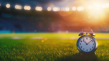 Close-up of a stopwatch on a table, symbolizing a new sports record, achievement, and competition timing in athletic events and training sessions.
