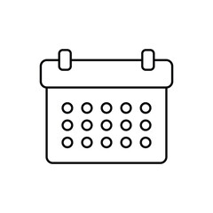 Calendar vector icon