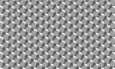 Seamless pattern with twisted lines, vector linear tiling background, stripy weaving, optical maze, twisted stripes. 