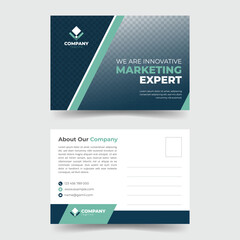 Stylish Corporate Postcard for Advertising Campaigns