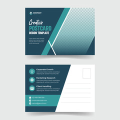 Corporate Postcard Layout for Professional Use