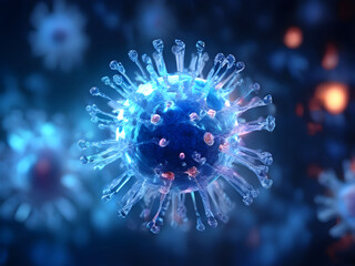 Image of disease virus, covid